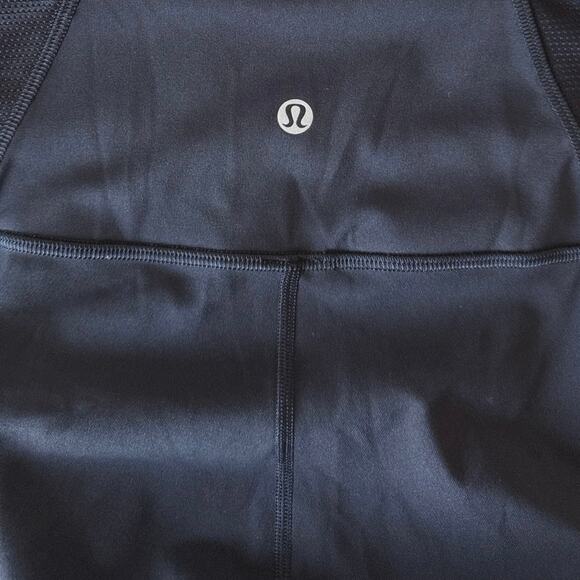 Lululemon Wunder Under High-Rise Tight 28" Women’s Size 6 Mesh Black EUC - Picture 11 of 13